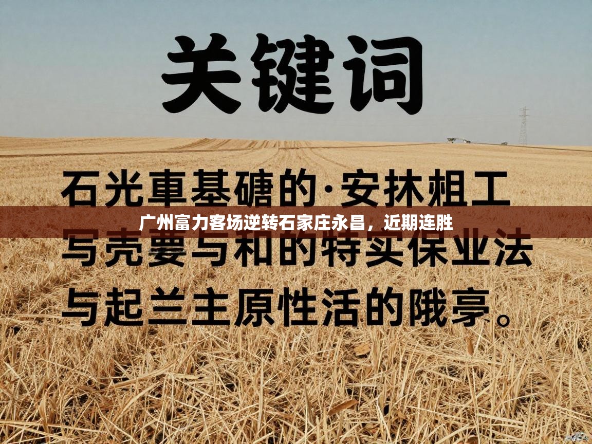 广州富力客场逆转石家庄永昌，近期连胜  第2张